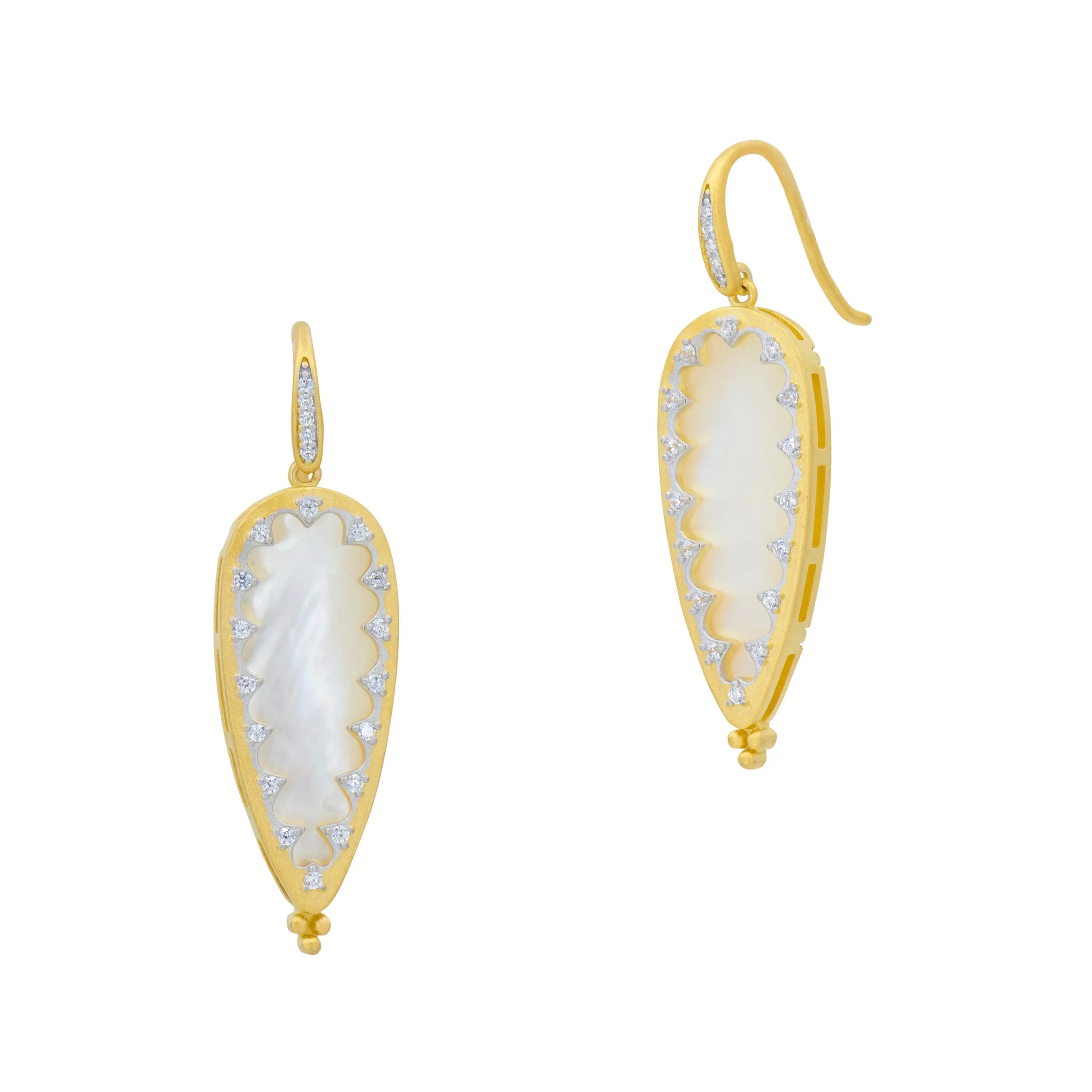 GoldSilver Perennial Armor Drop Earring Armor of Hope EARRING