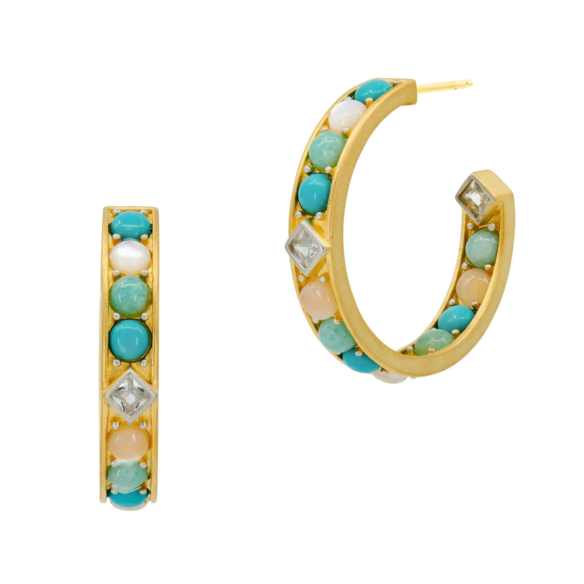  Shades of Hope Small Hoop Earrings Brooklyn Coast EARRING