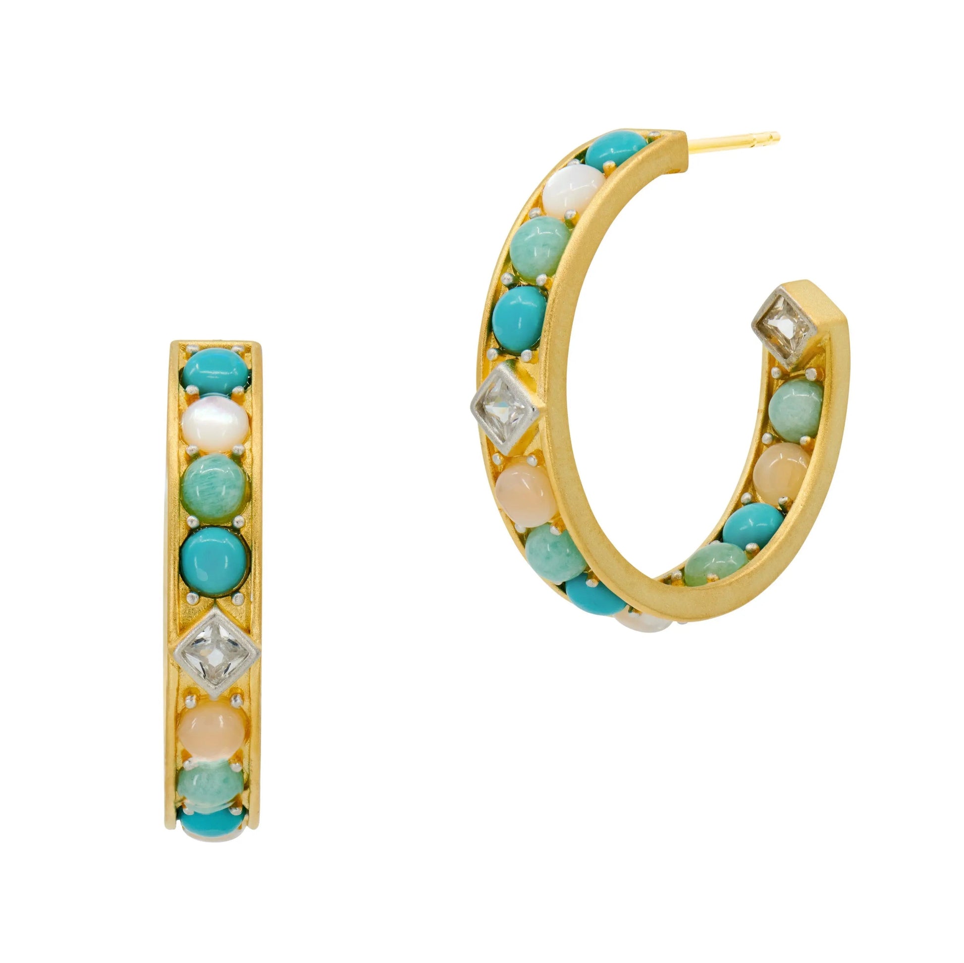  Shades of Hope Small Hoop Earrings Brooklyn Coast EARRING