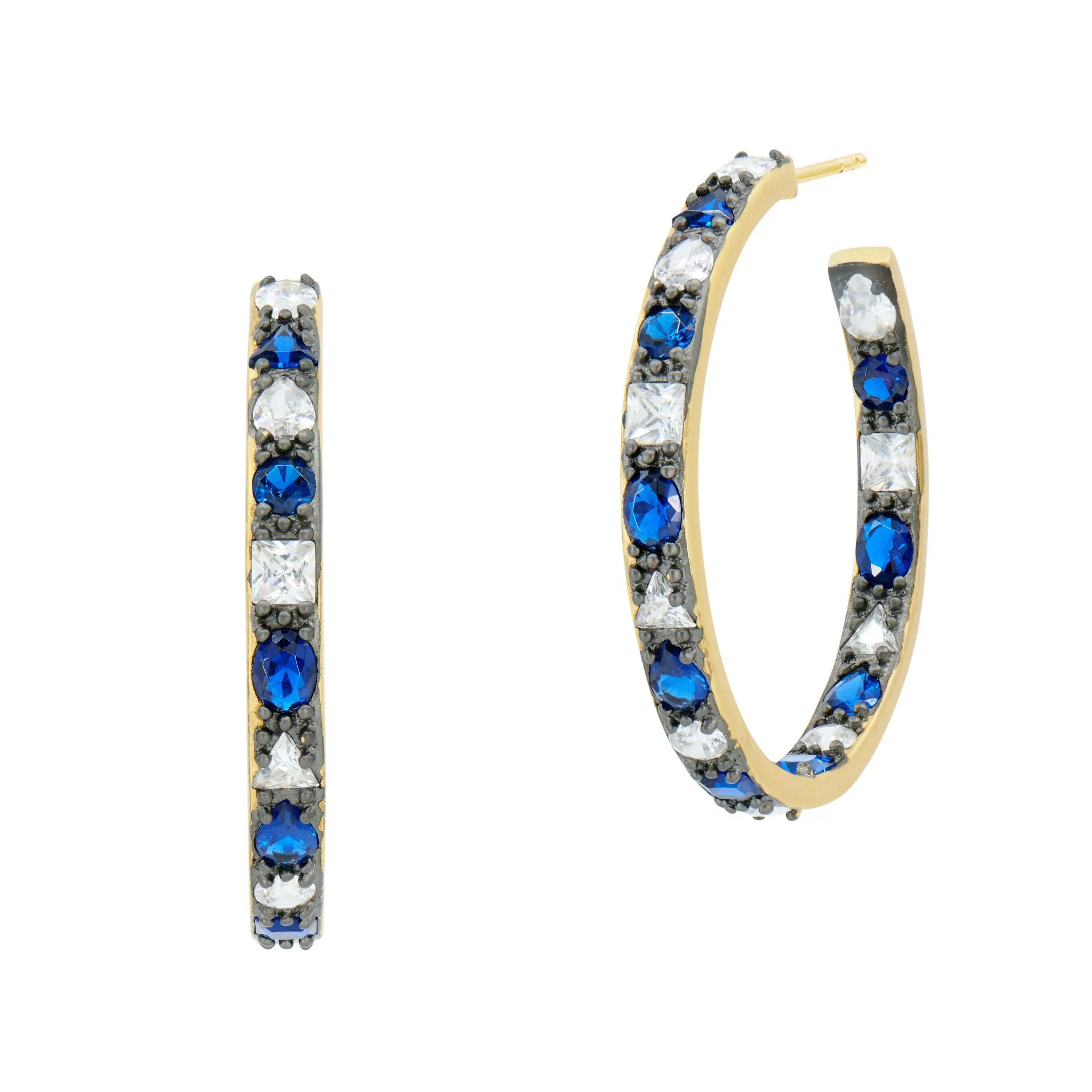  Sparkling Sky Hoop Earring Midnight EARRING