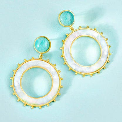 Starburst Open Hoop Earring - FREIDA ROTHMAN