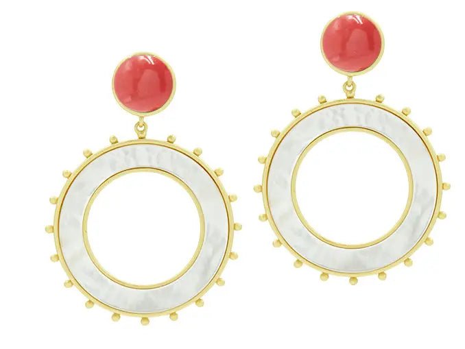 Starburst Open Hoop Earring - FREIDA ROTHMAN