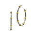 Large Textured Hoop Earring FREIDA ROTHMAN EARRING