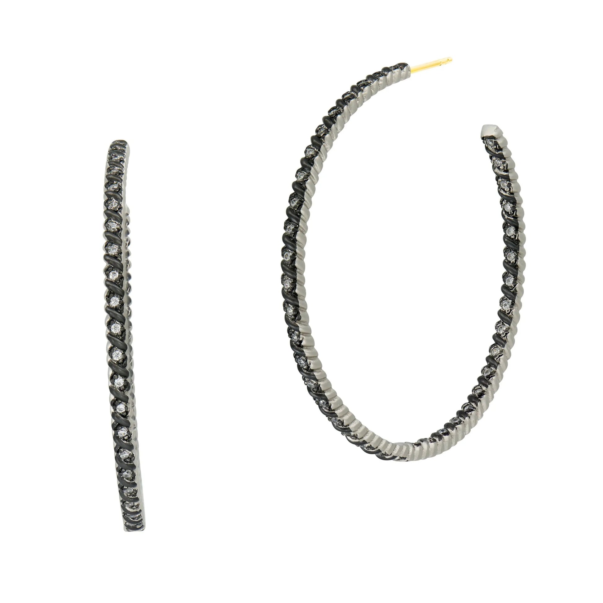  Twisted Cable Hoop Earring FR Vault EARRING