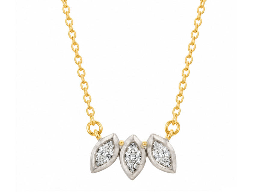Fleur BloomTriple Petal Necklace