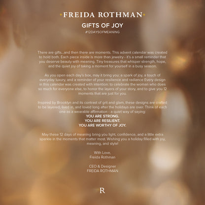 FR Gifts of Joy Advent Calendar - FREIDA ROTHMAN