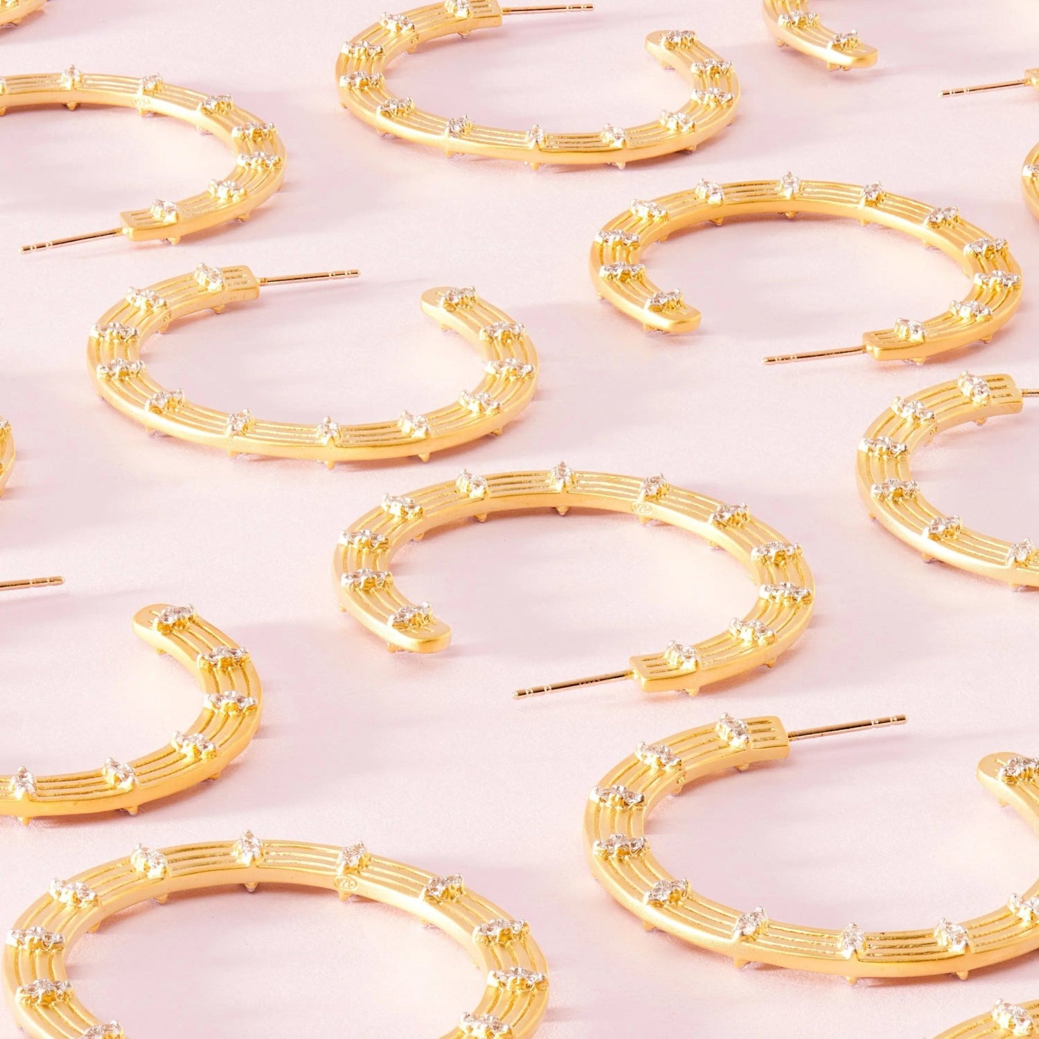 Fleur Bloom Empire Wide Hoop Earrings - FREIDA ROTHMAN