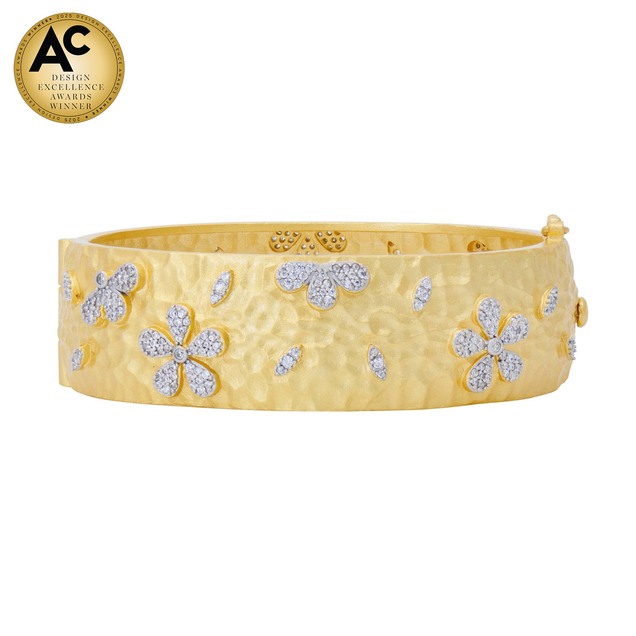 Garden of Grit Hammered Statement Bracelet – FREIDA ROTHMAN