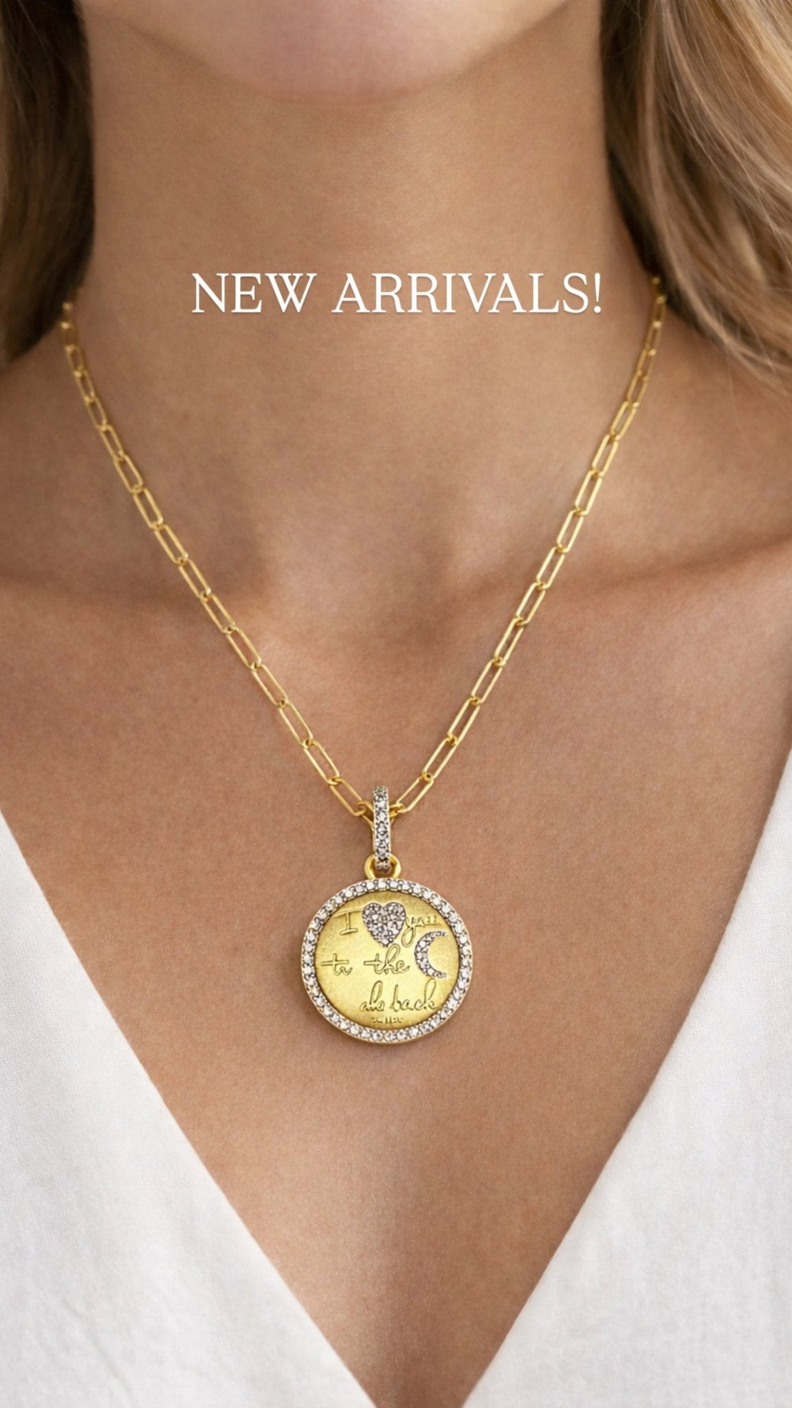I Love You to the Moon and Back Necklace - FREIDA ROTHMAN