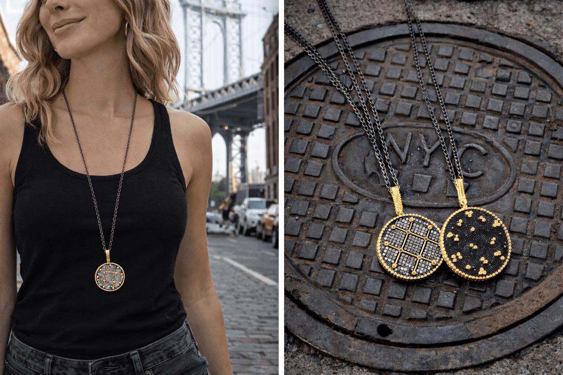 Signature Double Sided Pendant - FREIDA ROTHMAN