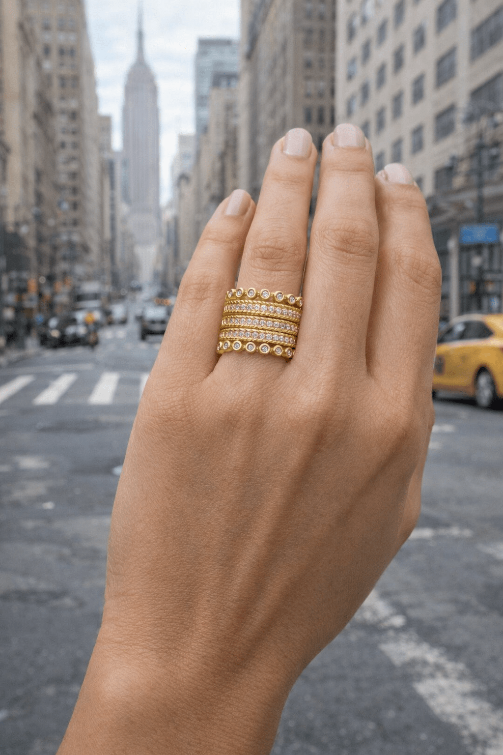 Signature Pavé 5 - Stack Ring - FREIDA ROTHMAN