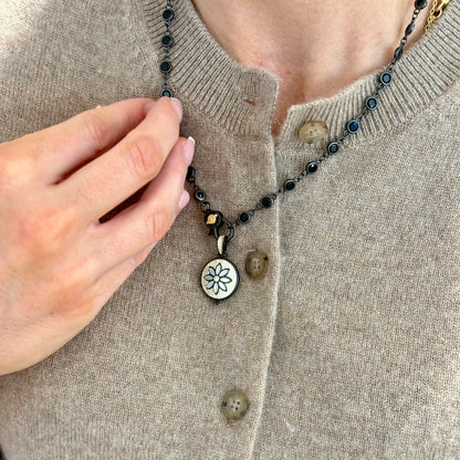 Mother of Pearl Bloom Pendant