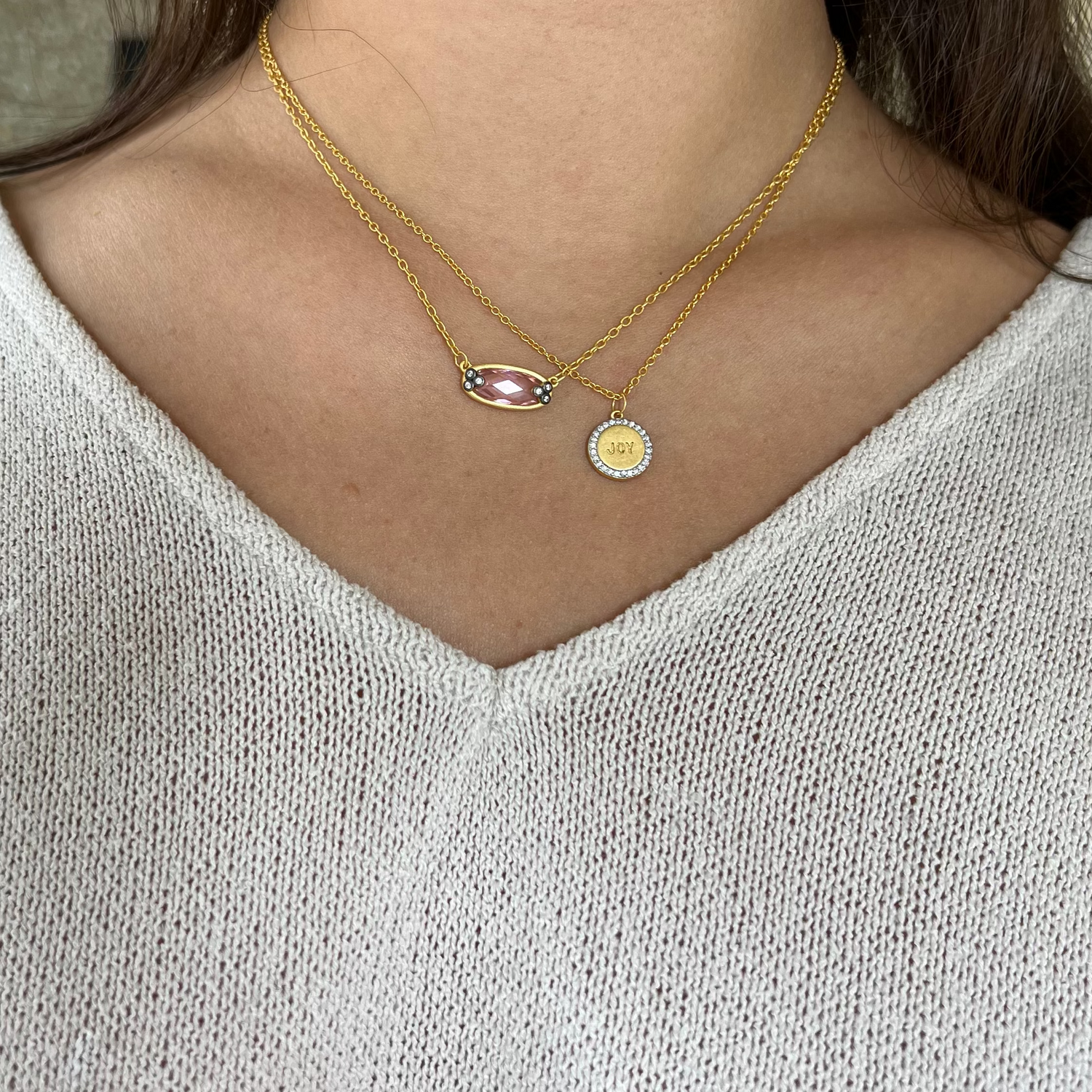 Gem Pendant Necklace