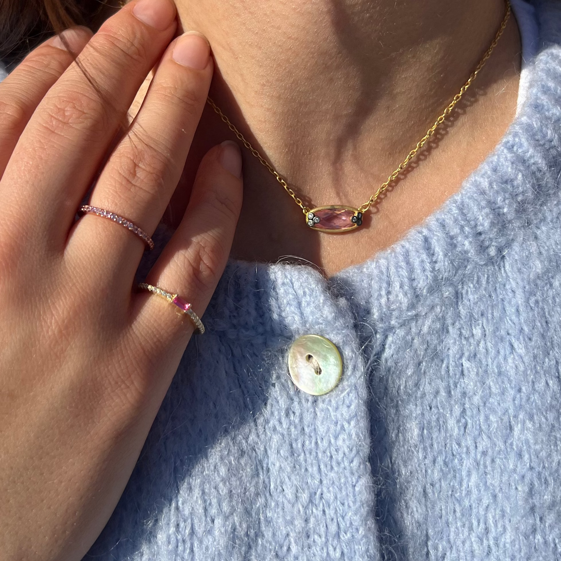 Gem Pendant Necklace