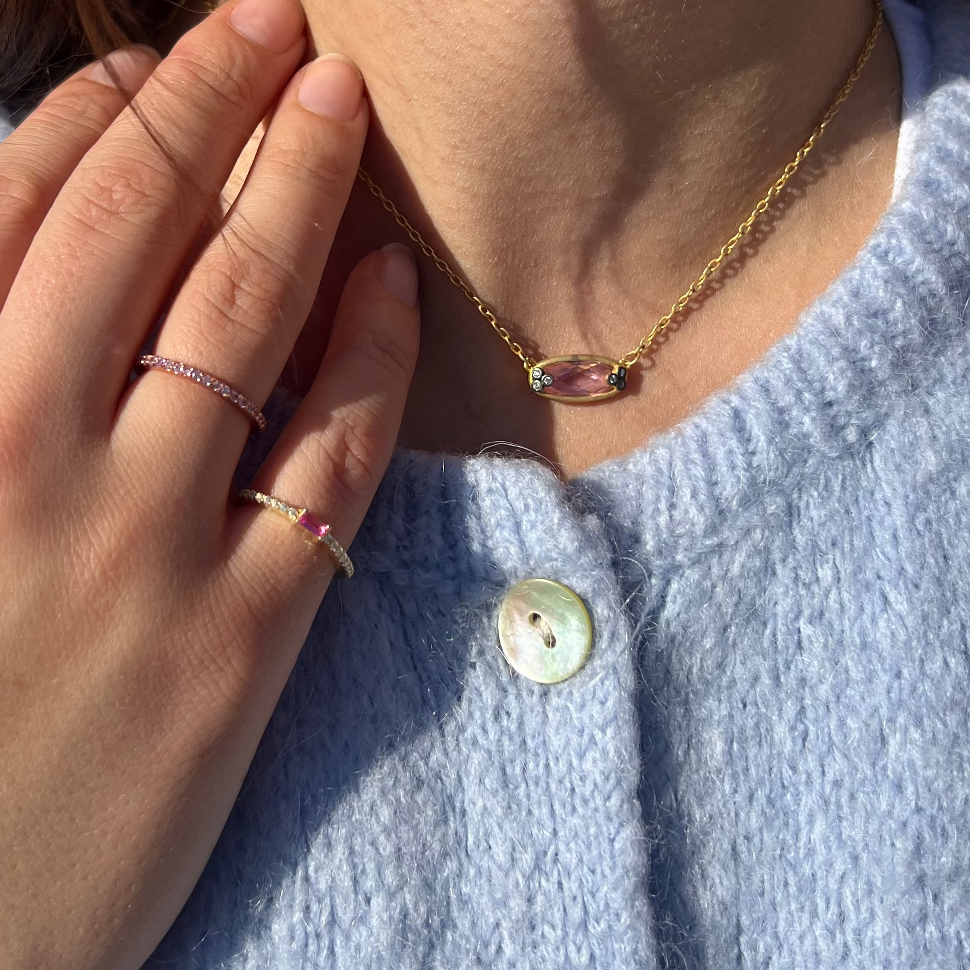 Gem Pendant Necklace