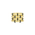 9 Industrial Finish Cobblestone Cage Ring Industrial Finish RING