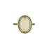 Imperial Oval Mother of Pearl Cocktail Ring - FREIDA ROTHMAN