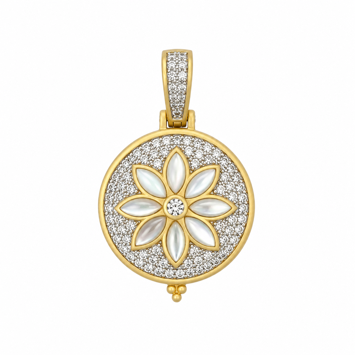 Mother of Pearl Bloom Pendant