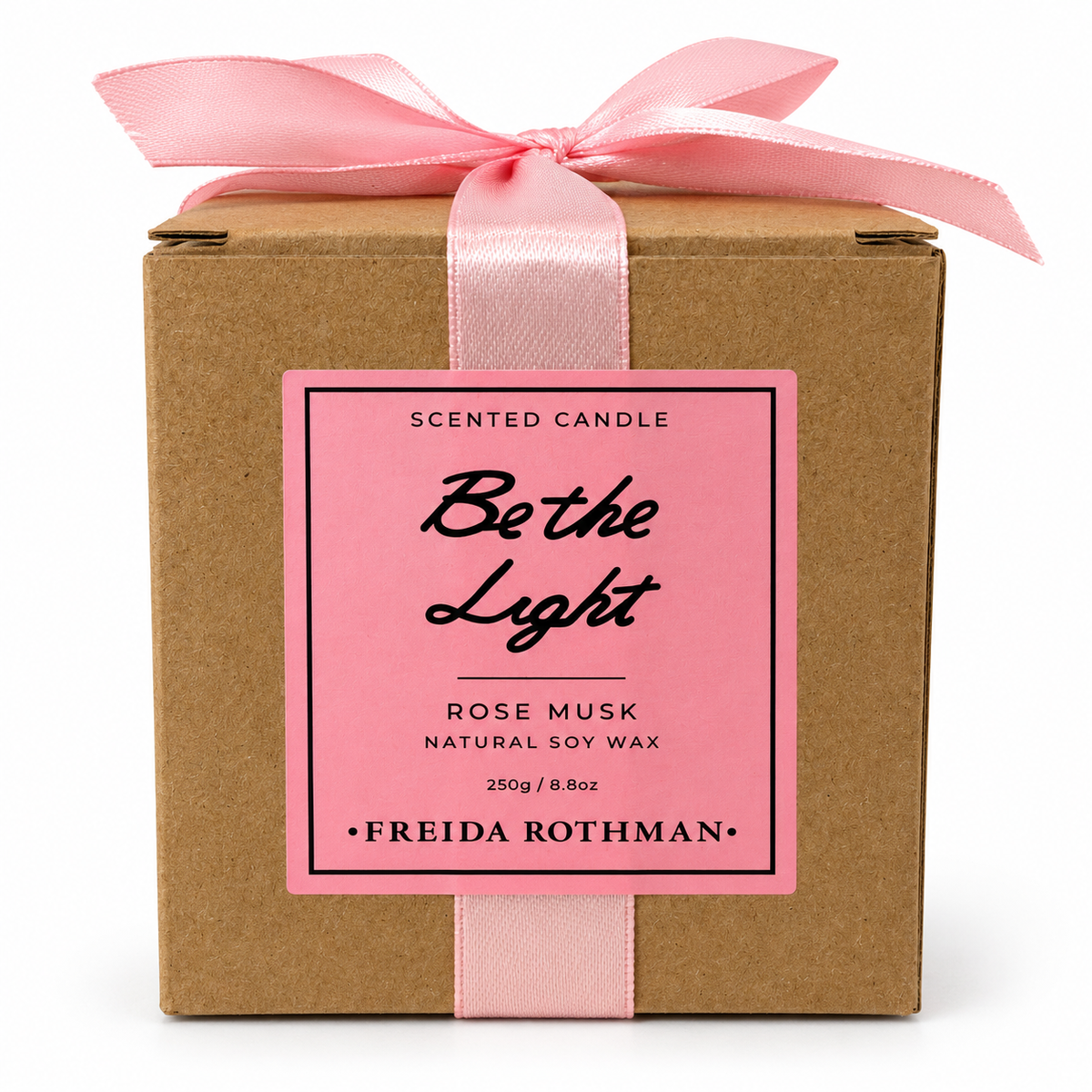Be the Light Rose Musk Candle