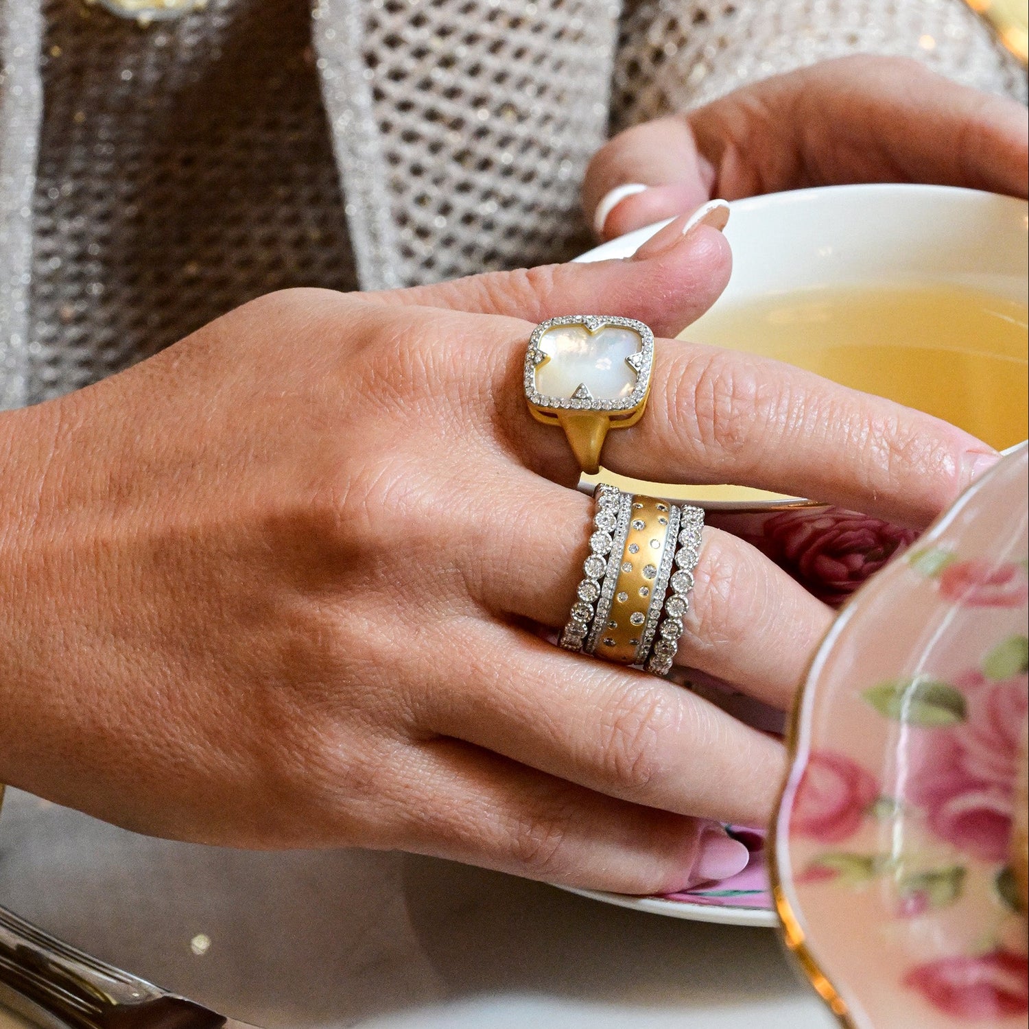 Starry Sky 3-Ring Stack