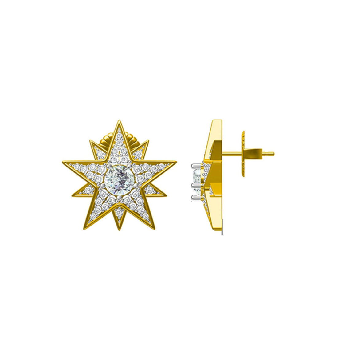 Midnight Starlight Stud Earrings - FREIDA ROTHMAN