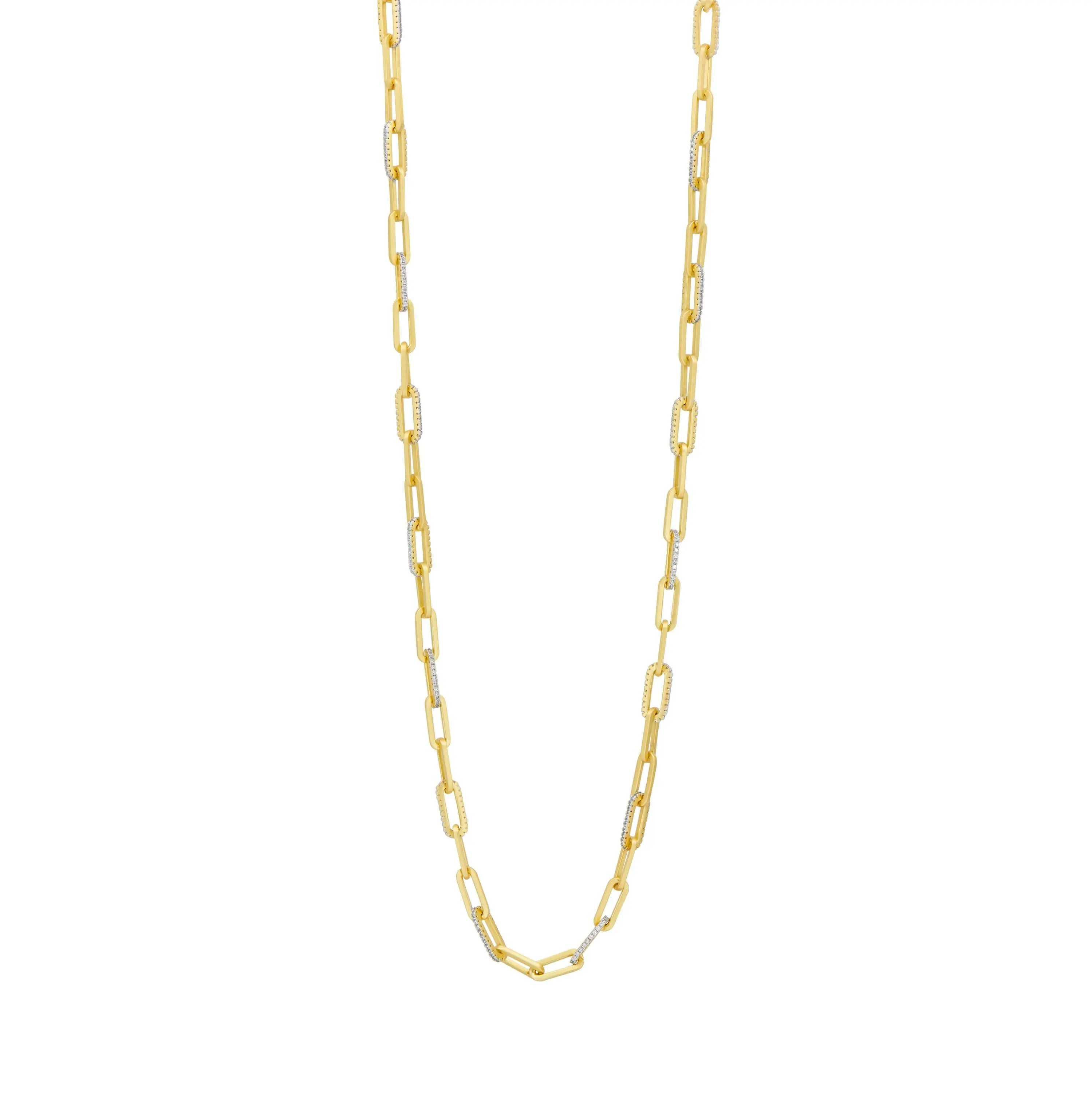 27Inches Coastal Chain Link Necklace FREIDA ROTHMAN NECKLACE