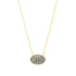 Criss Cross Pavé Pendant FR Vault NECKLACE