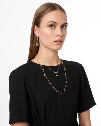 Fleur Bloom Open Pendant Necklace - FREIDA ROTHMAN