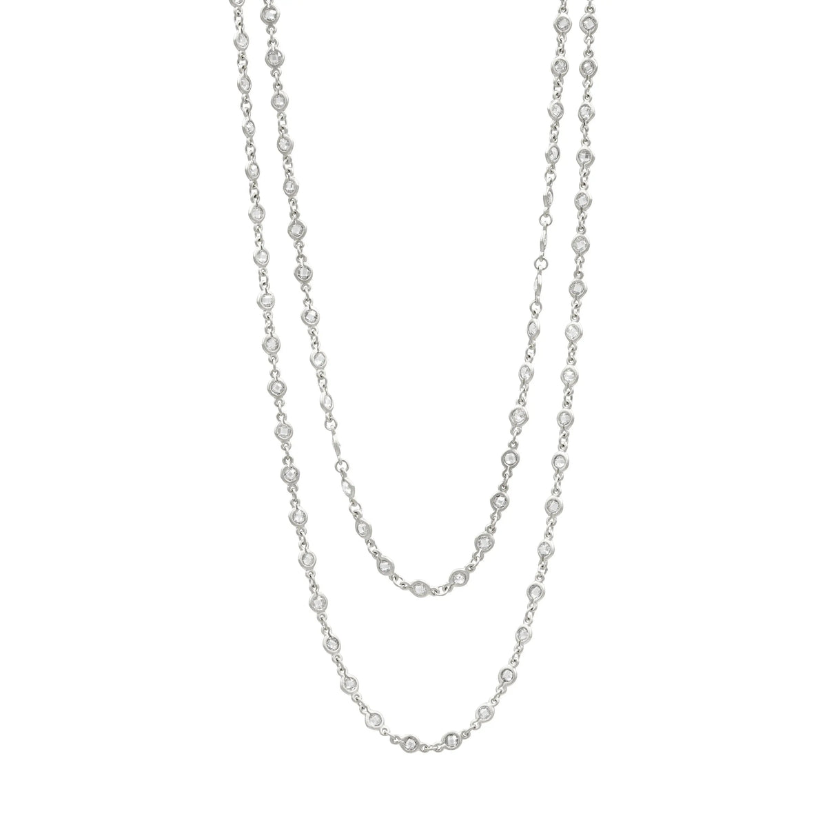 Faceted Stones Wrap Chain Necklace – FREIDA ROTHMAN