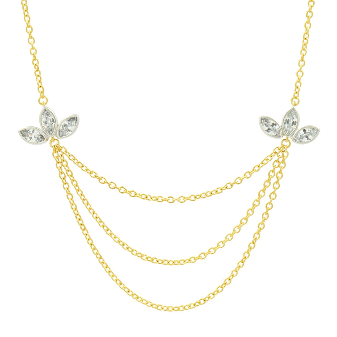 Fleur Bloom Layered Necklace - FREIDA ROTHMAN