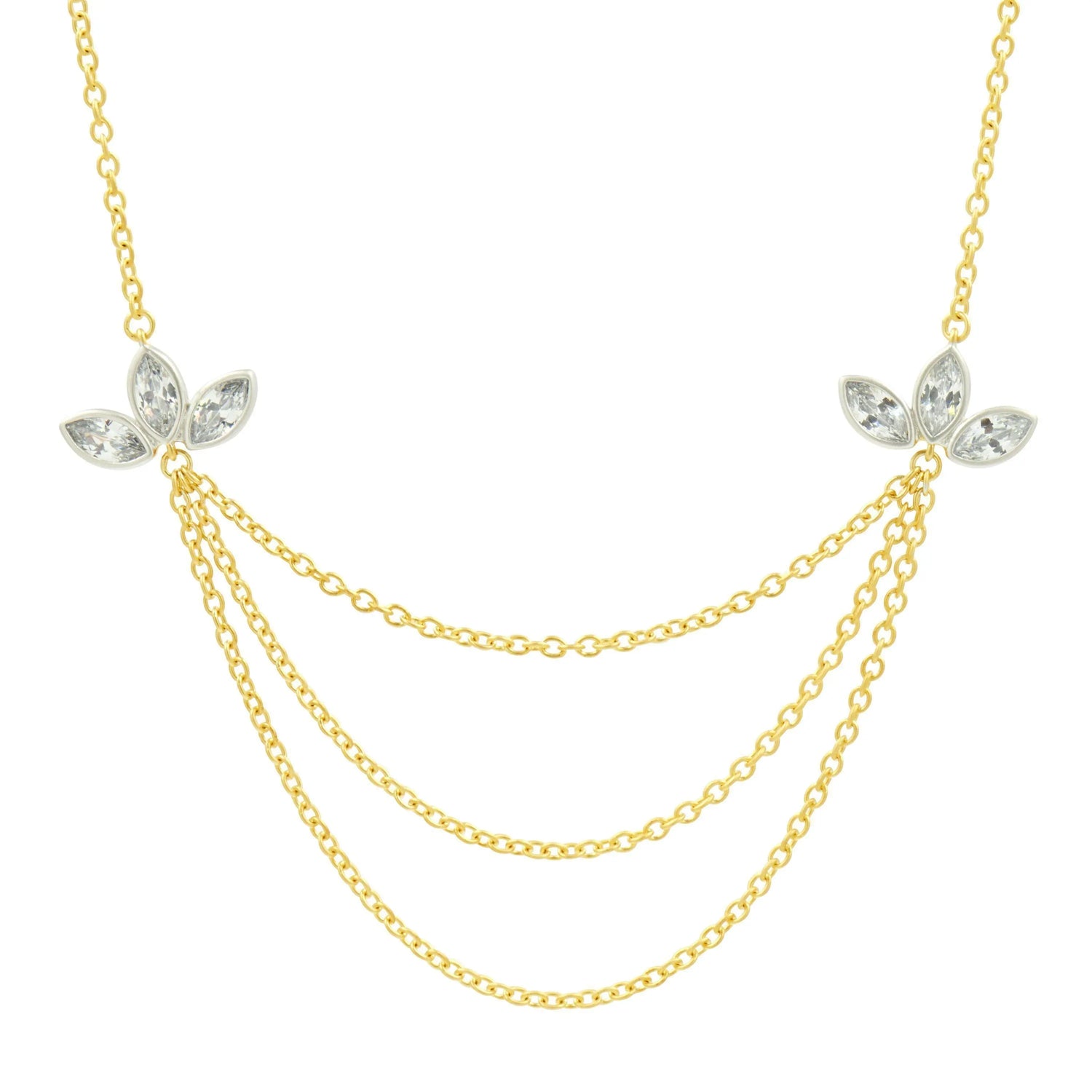 Fleur Bloom Layered Necklace - FREIDA ROTHMAN