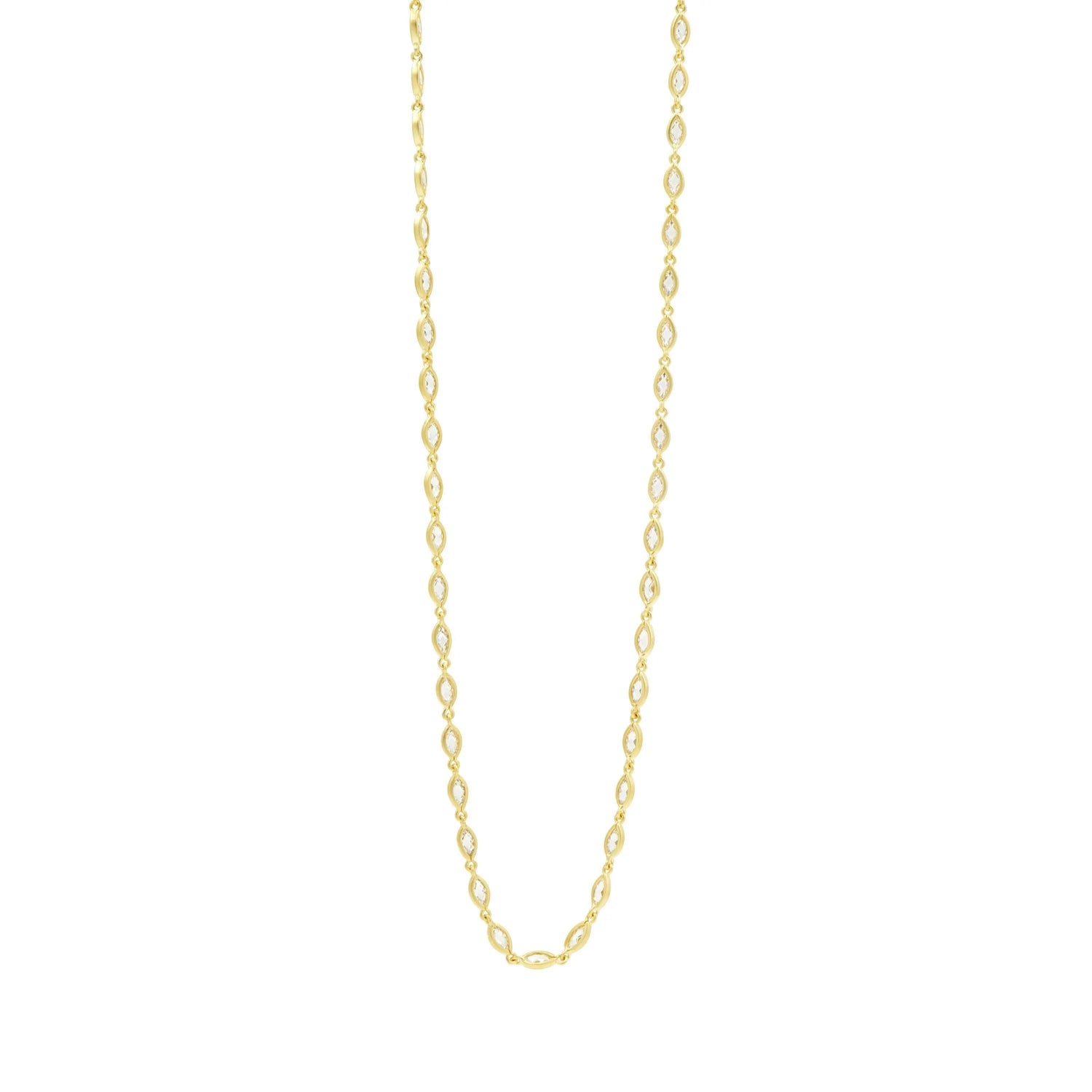 Fleur Bloom Petal Long Strand Necklace - FREIDA ROTHMAN