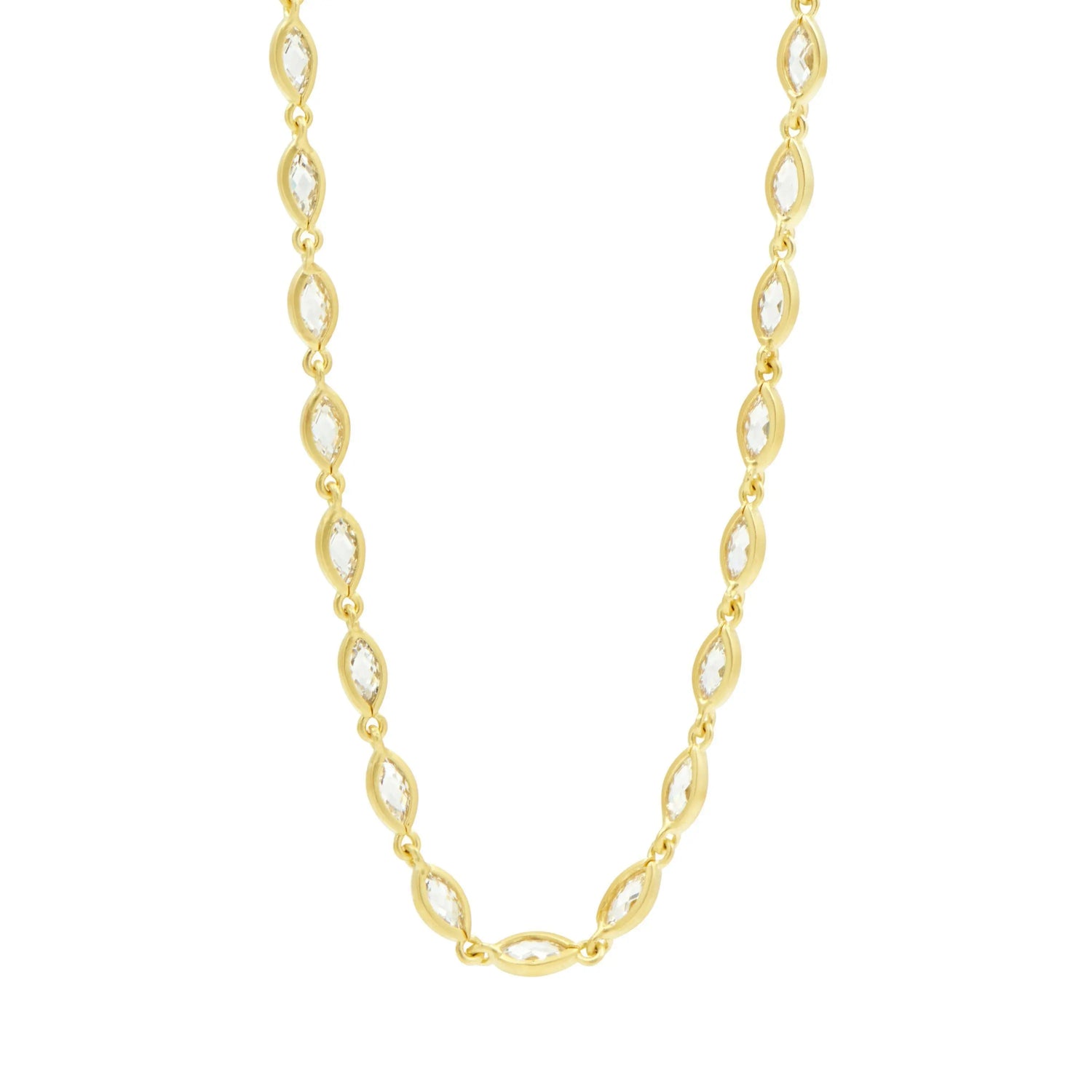 Fleur Bloom Petal Long Strand Necklace - FREIDA ROTHMAN
