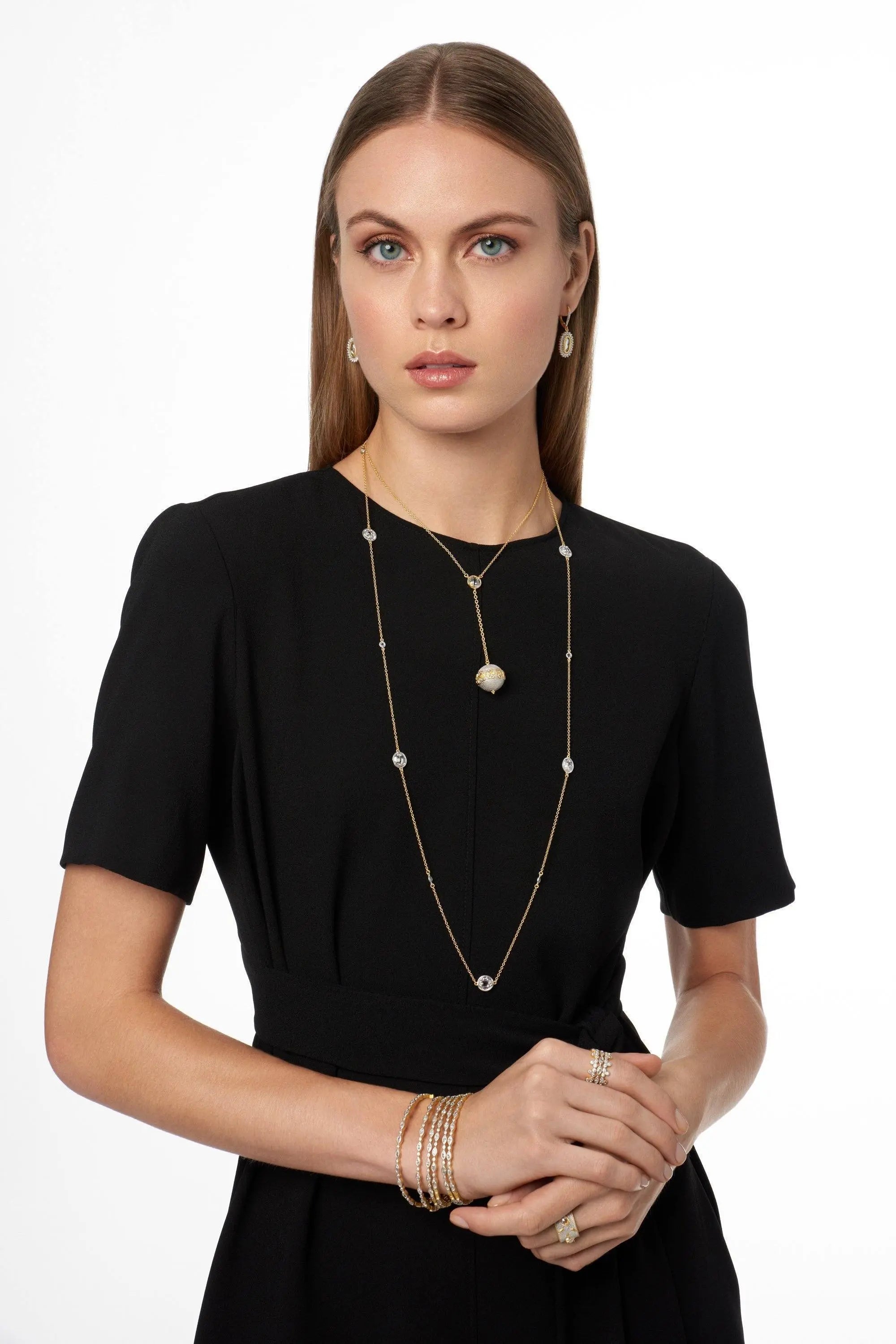 Fleur Bloom Y-Necklace - FREIDA ROTHMAN