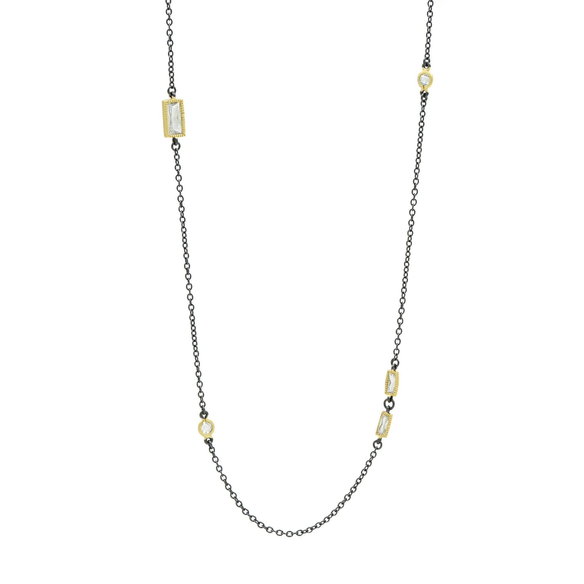  Geometric Long Necklace FREIDA ROTHMAN NECKLACE