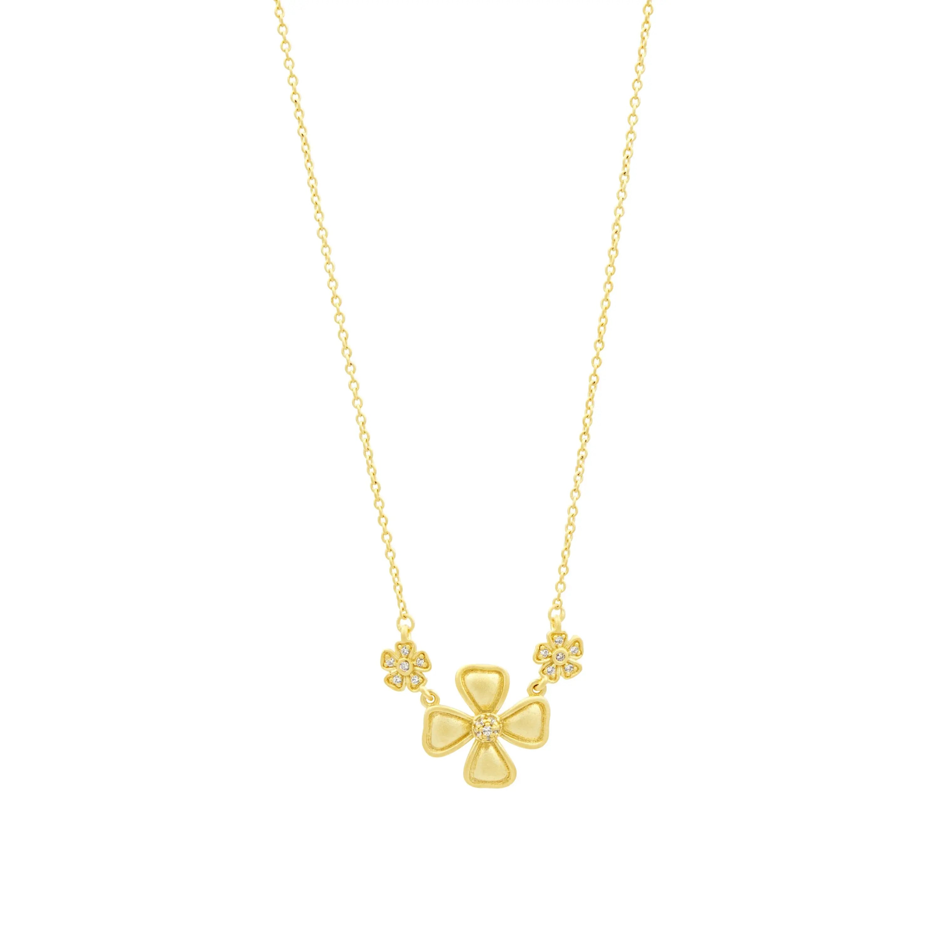  Harmony Flower Pendant Necklace FR Vault NECKLACE