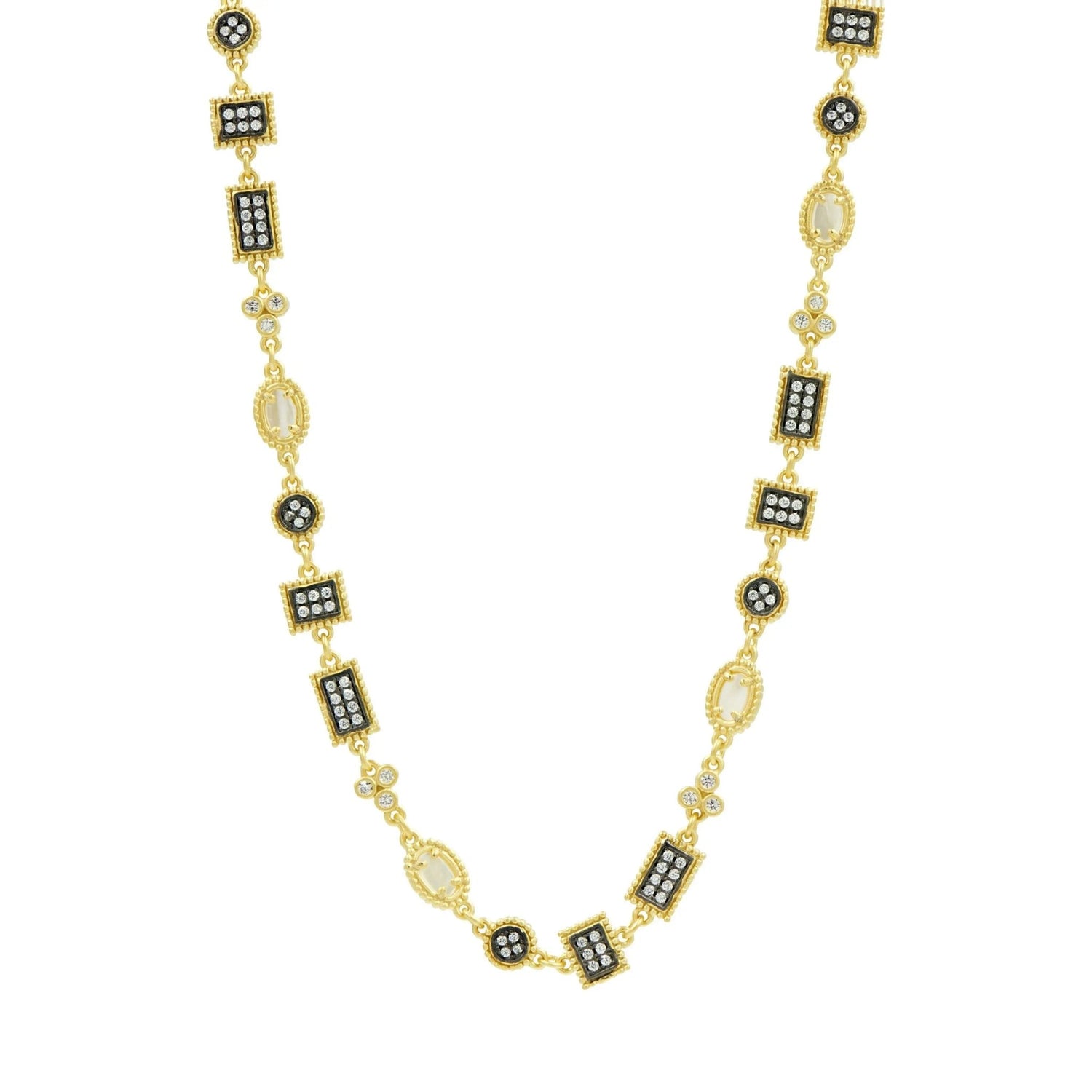 Imperial Pav̩é and Mother of Pearl Necklace - FREIDA ROTHMAN