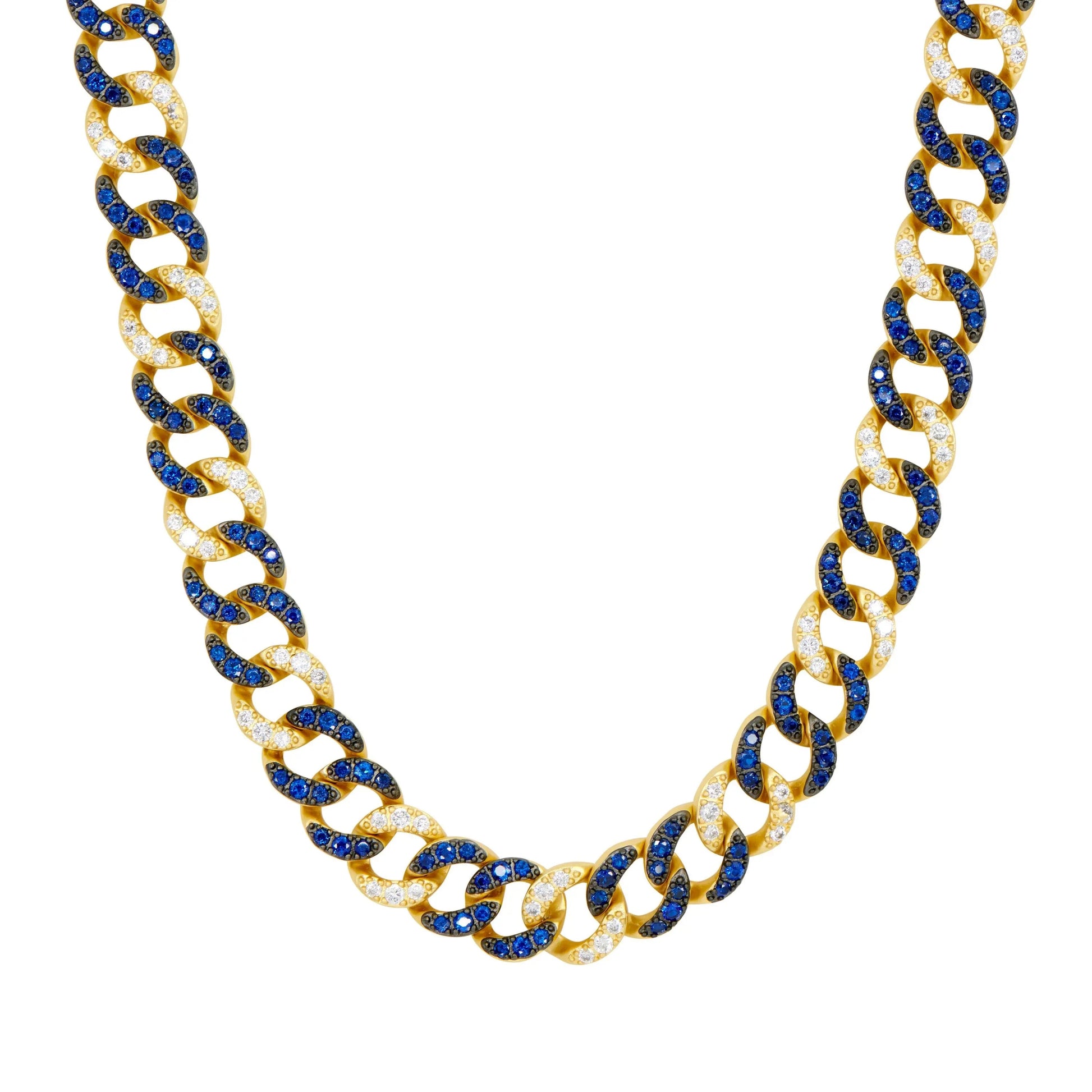  Pavé Statement Link Midnight NECKLACE