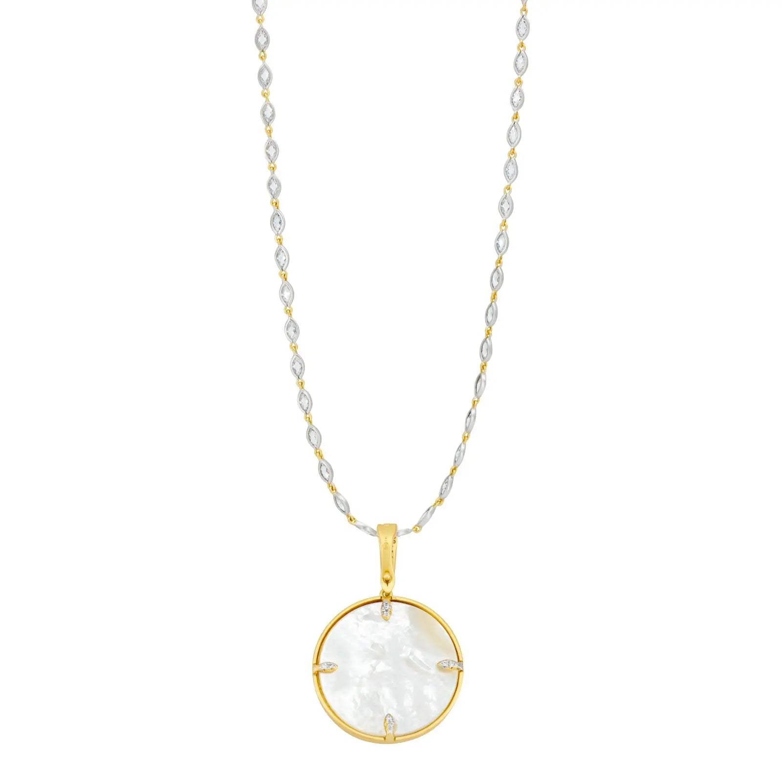  Petals and Pavé Pendant Necklace FREIDA ROTHMAN NECKLACE