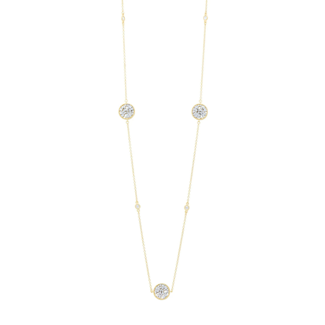  Shining Hope Station Long Necklace Midnight NECKLACE