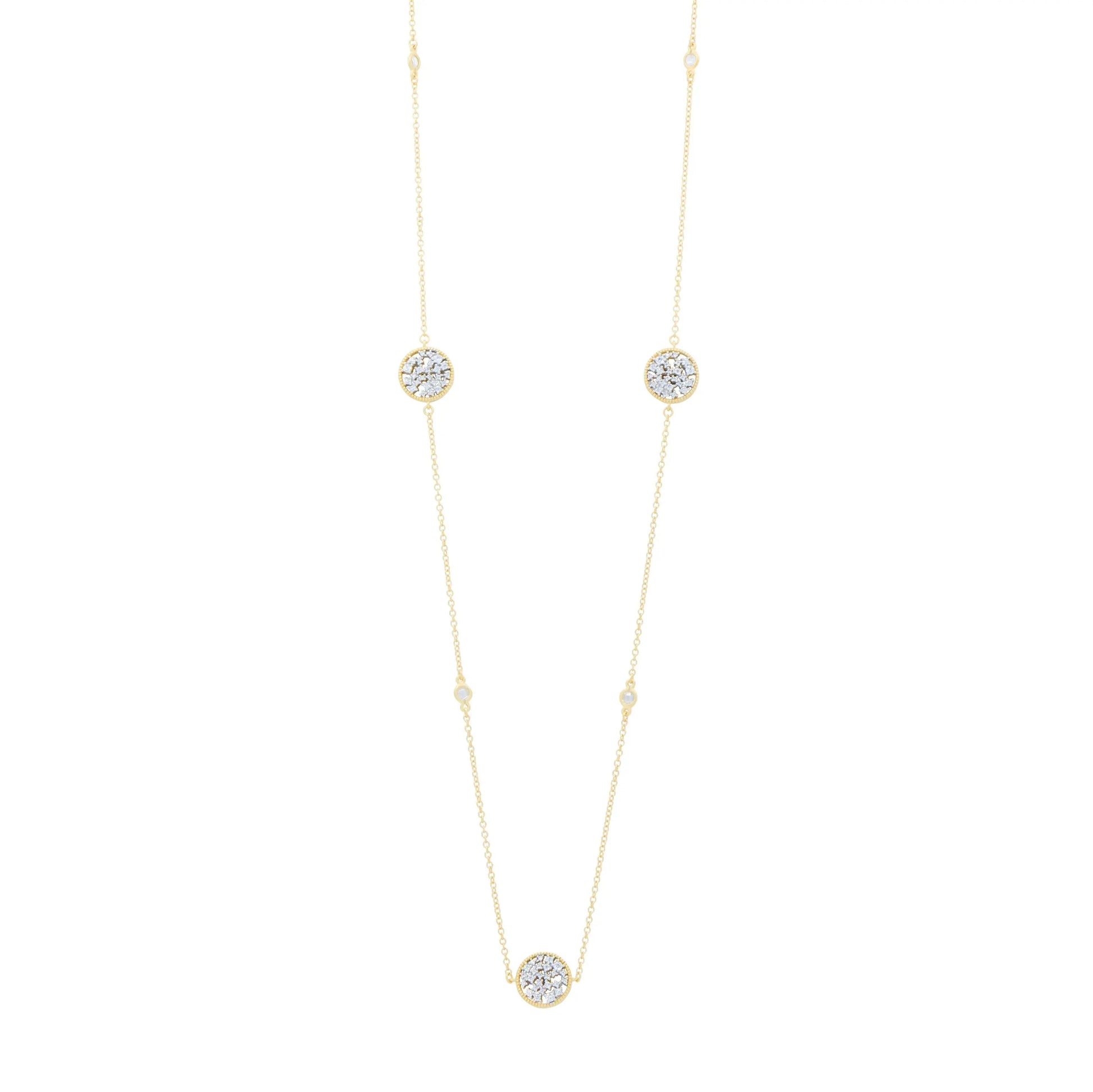  Shining Hope Station Long Necklace Midnight NECKLACE