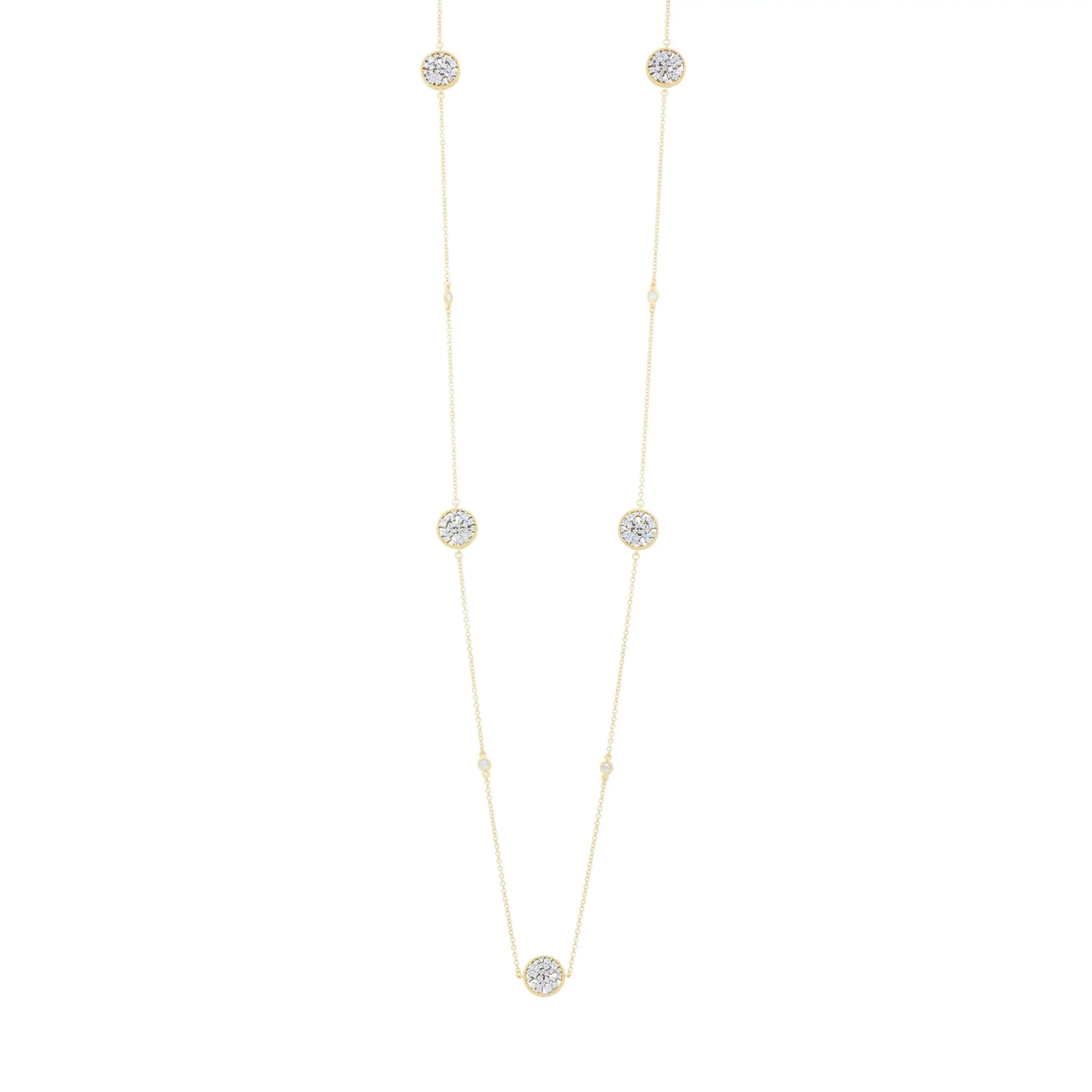  Shining Hope Station Long Necklace Midnight NECKLACE