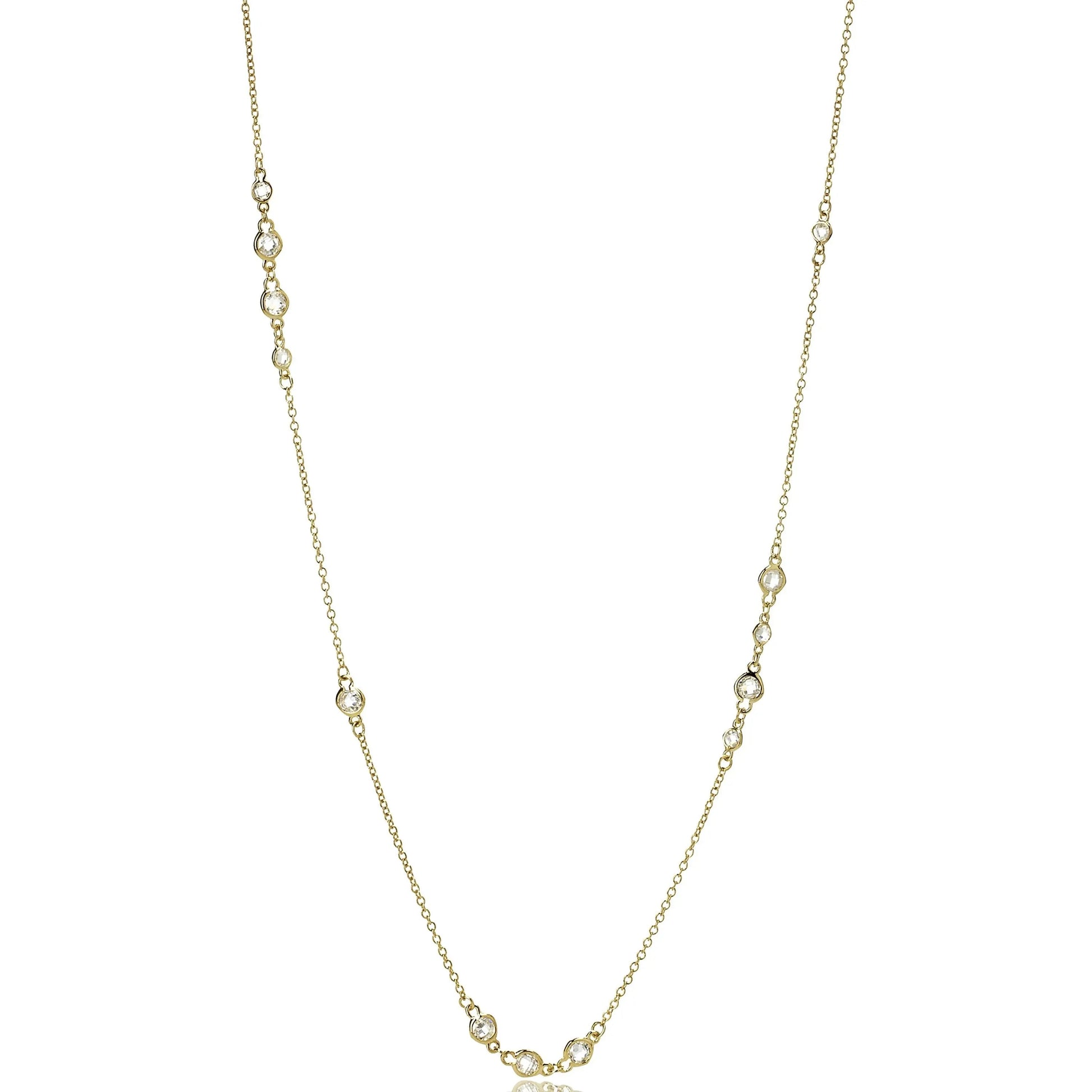 Gold Signature Cluster 36" Necklace Signature NECKLACE