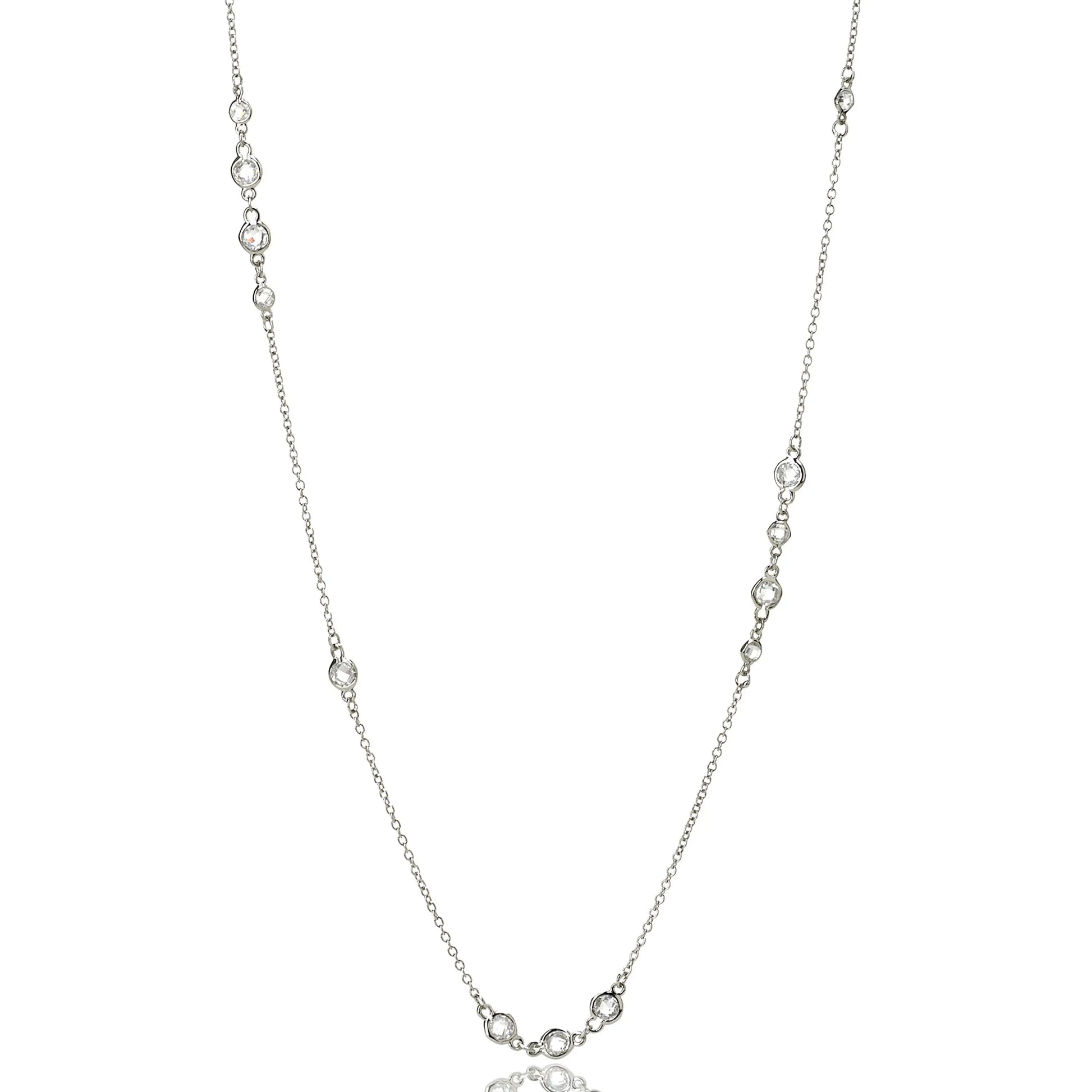 Silver Signature Cluster 36" Necklace Signature NECKLACE
