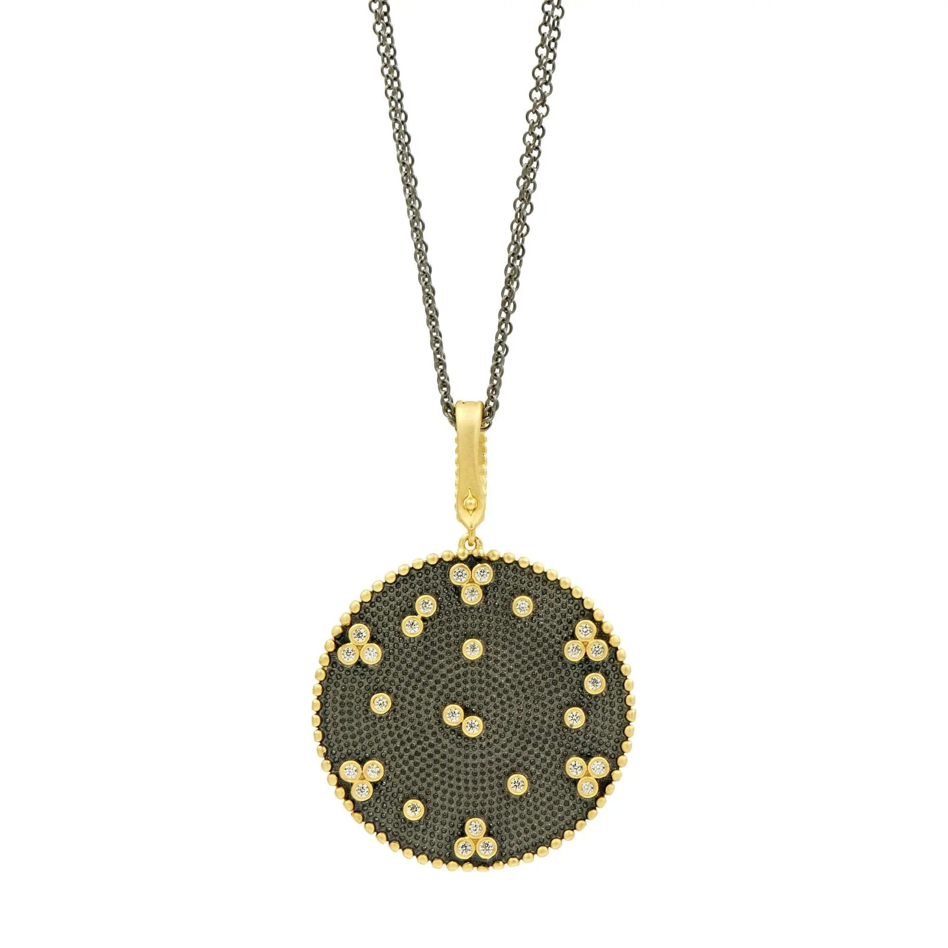 FREIDA ROTHMAN Signature Double Sided Pendant Necklace