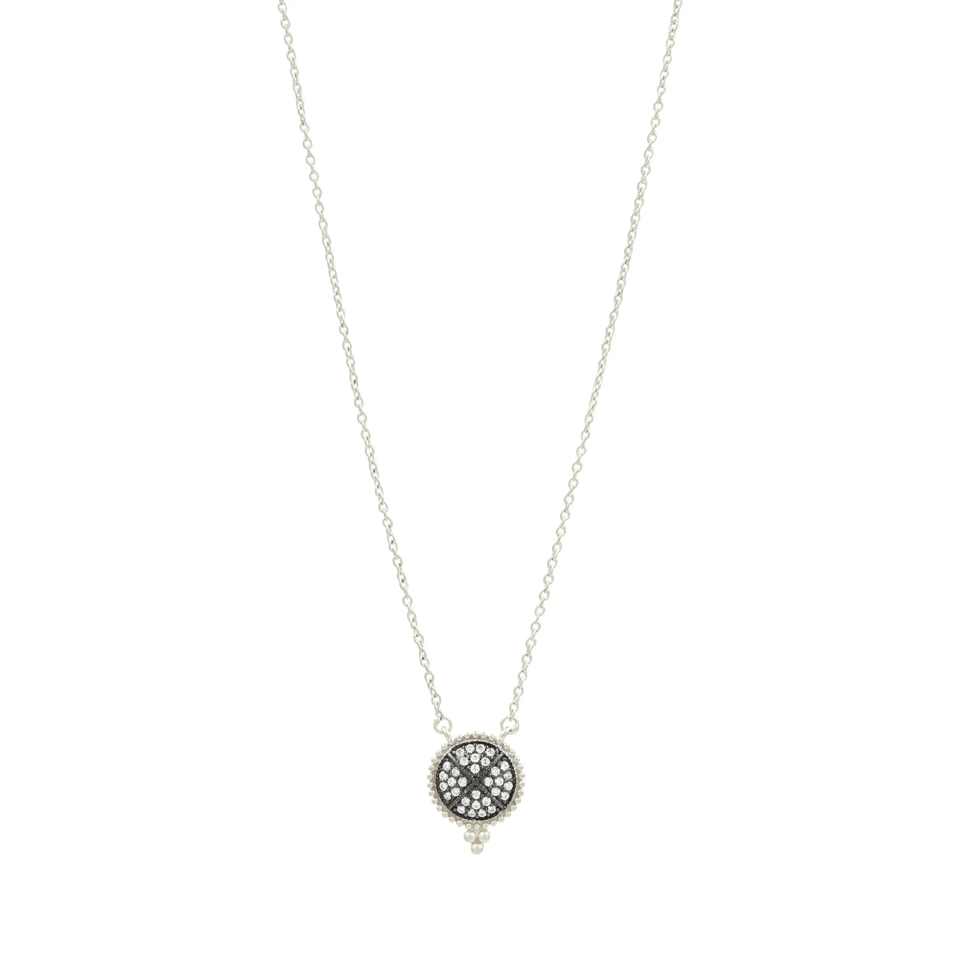  Signature Pavé Disc Pendant Necklace FREIDA ROTHMAN NECKLACE