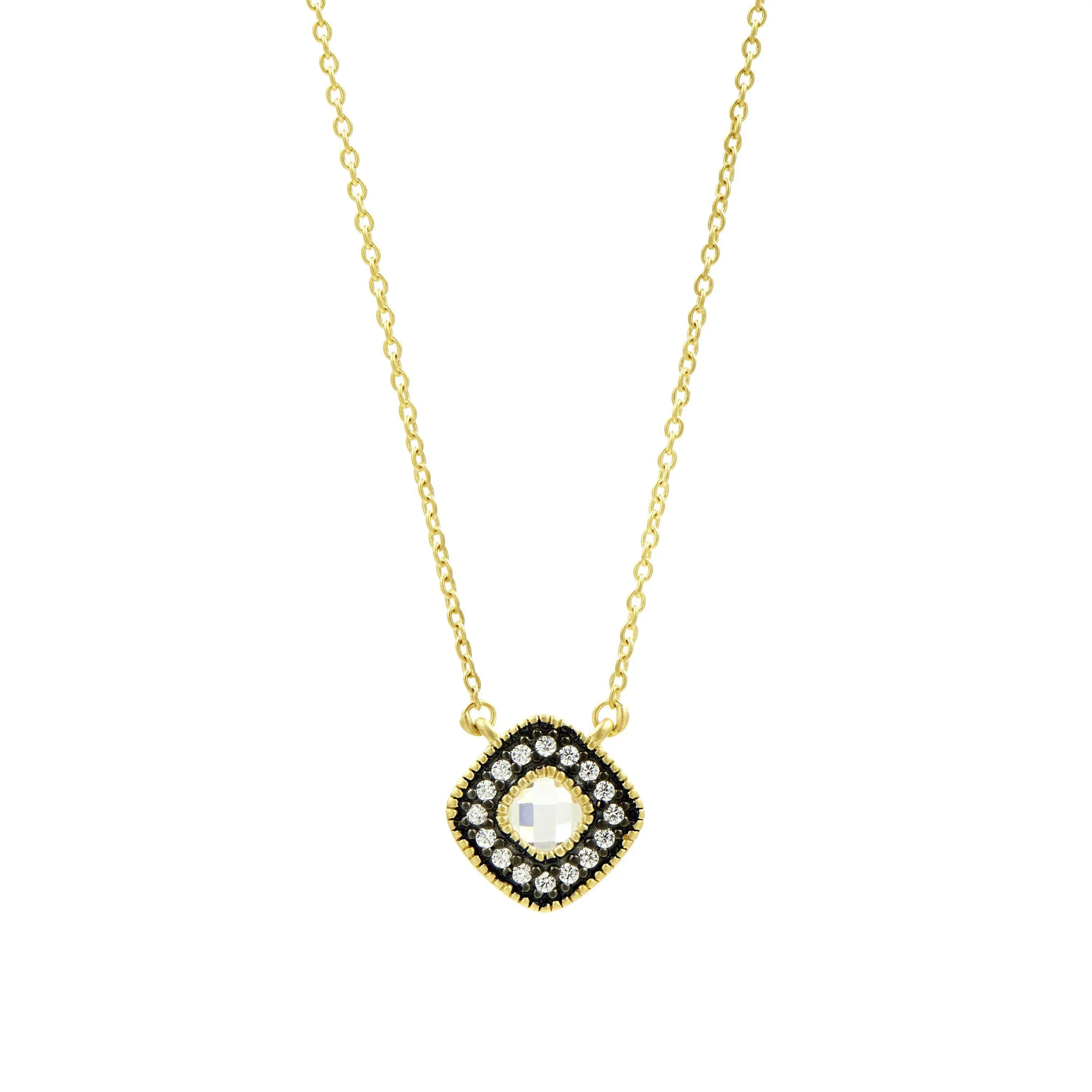 Single Stone Pendant Necklace