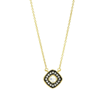 Single Stone Pendant Necklace