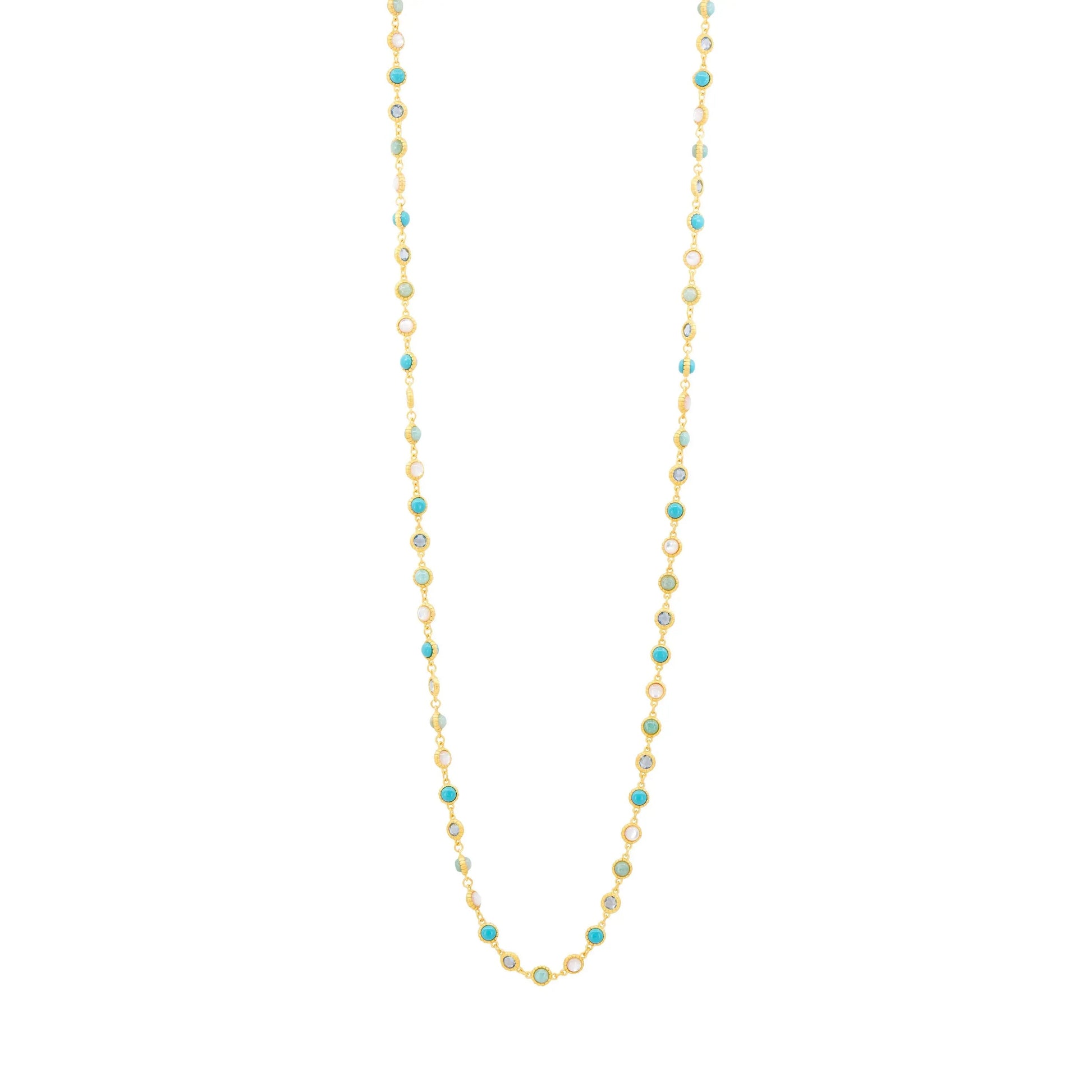  Sparkling Coast Long Chain Necklace Brooklyn Coast NECKLACE