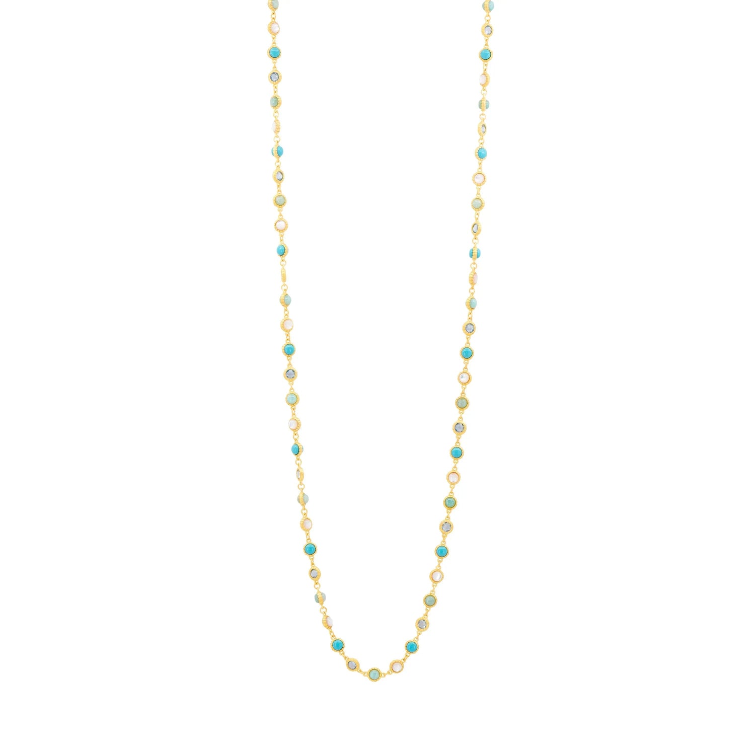  Sparkling Coast Long Chain Necklace Brooklyn Coast NECKLACE